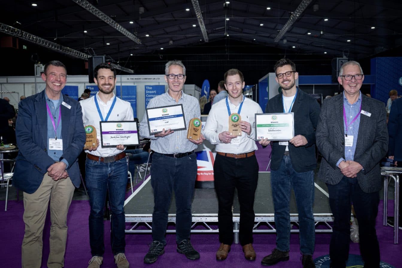 Winners of the BFA Future of Furniture Awards 2026 holding their awards and certificates
