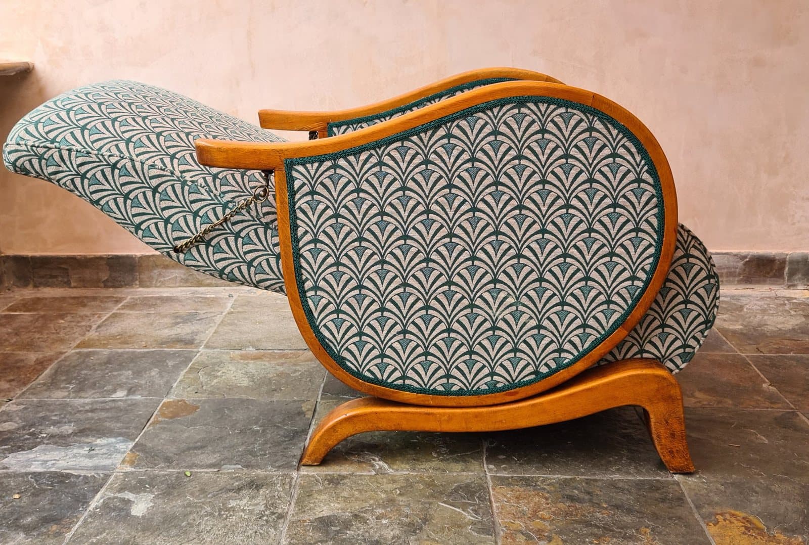 The restored recliner, reclined