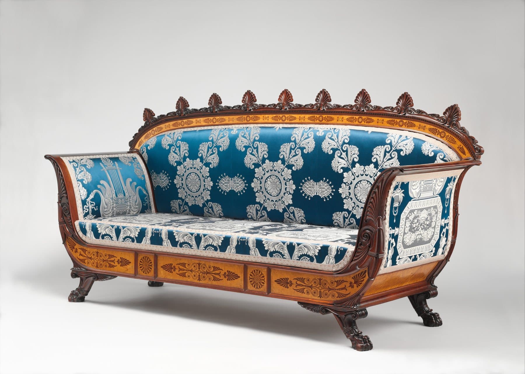 Sofa (part of a set), ca. 1835, Filippo Pelagio Palagi