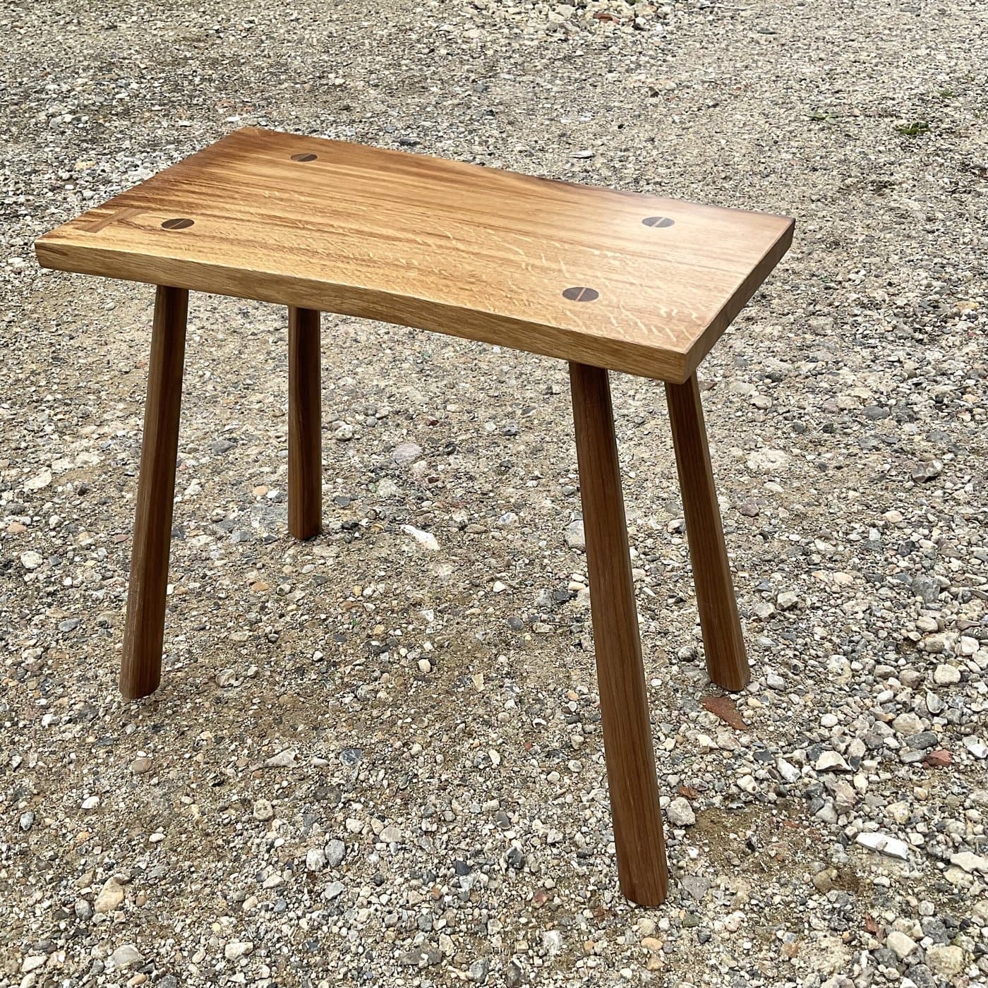 English Oak Side Table, by James Bennett MSDC